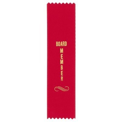 Board Member Ribbon - Red