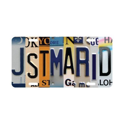License Plate - JSTMARID