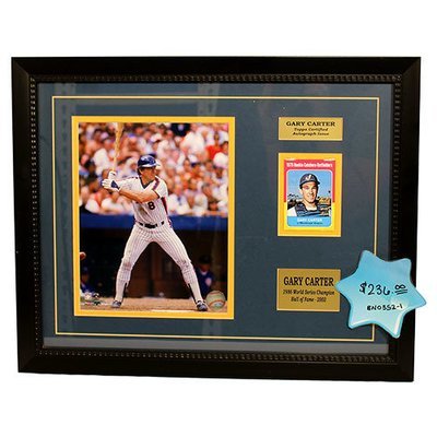Gary Carter Memorabilia Photo in Frame