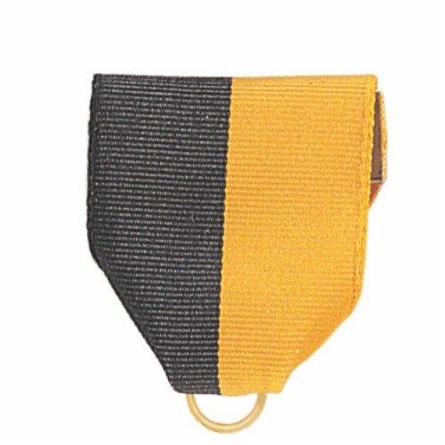 Black &amp; Gold Ribbon Drape