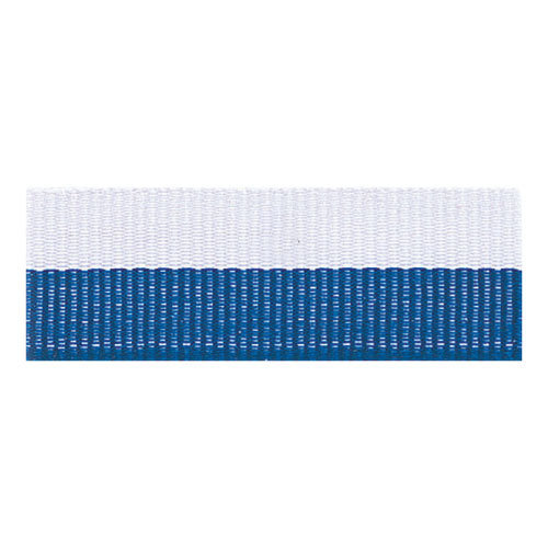 White &amp; Blue Neck Ribbon