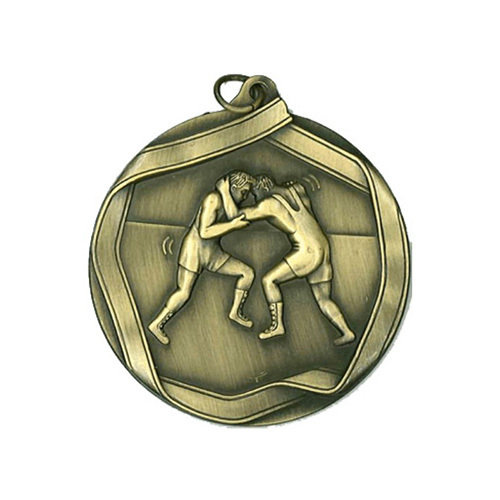 2.25" Wrestling Medal