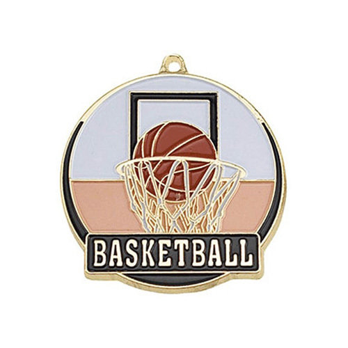 2" Basketball Medal