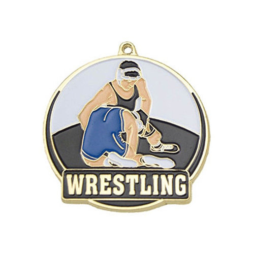 2" Wrestling Medal