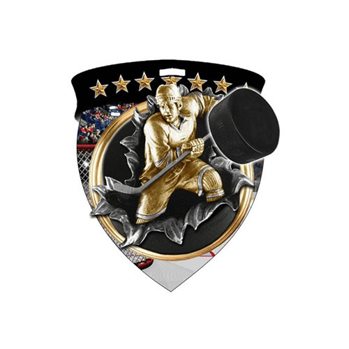 3&quot; Hockey Shield Medal