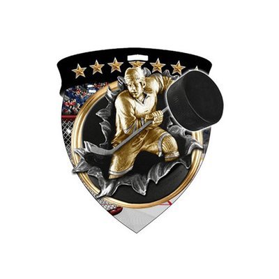 3&quot; Hockey Shield Medal