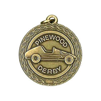 1.3125" Pinewood Derby Medal