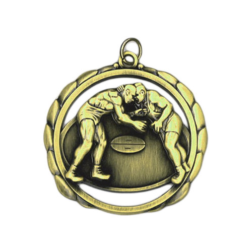 2.375&quot; Wrestling Medal