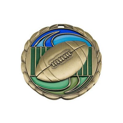 2.5" Football Medal