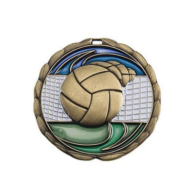 2.5" Volleyball Medal