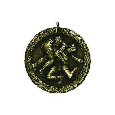 1.25&quot; or 2&quot; Wrestling Medal