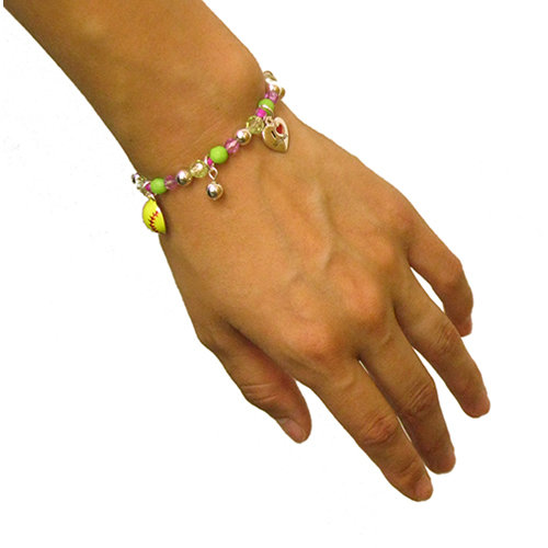 Beaded Charm Bracelet