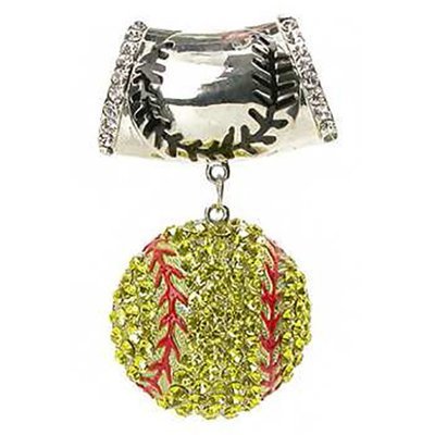 Rhinestone Scarf Pendant &amp; Scarf