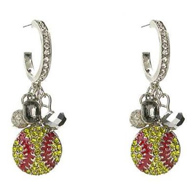 Rhinestone Bling Dangle Earrings