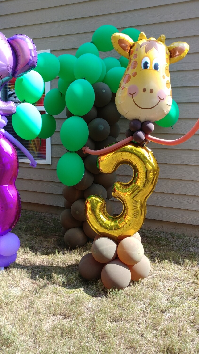 Balloon Column - Birthday with a Theme