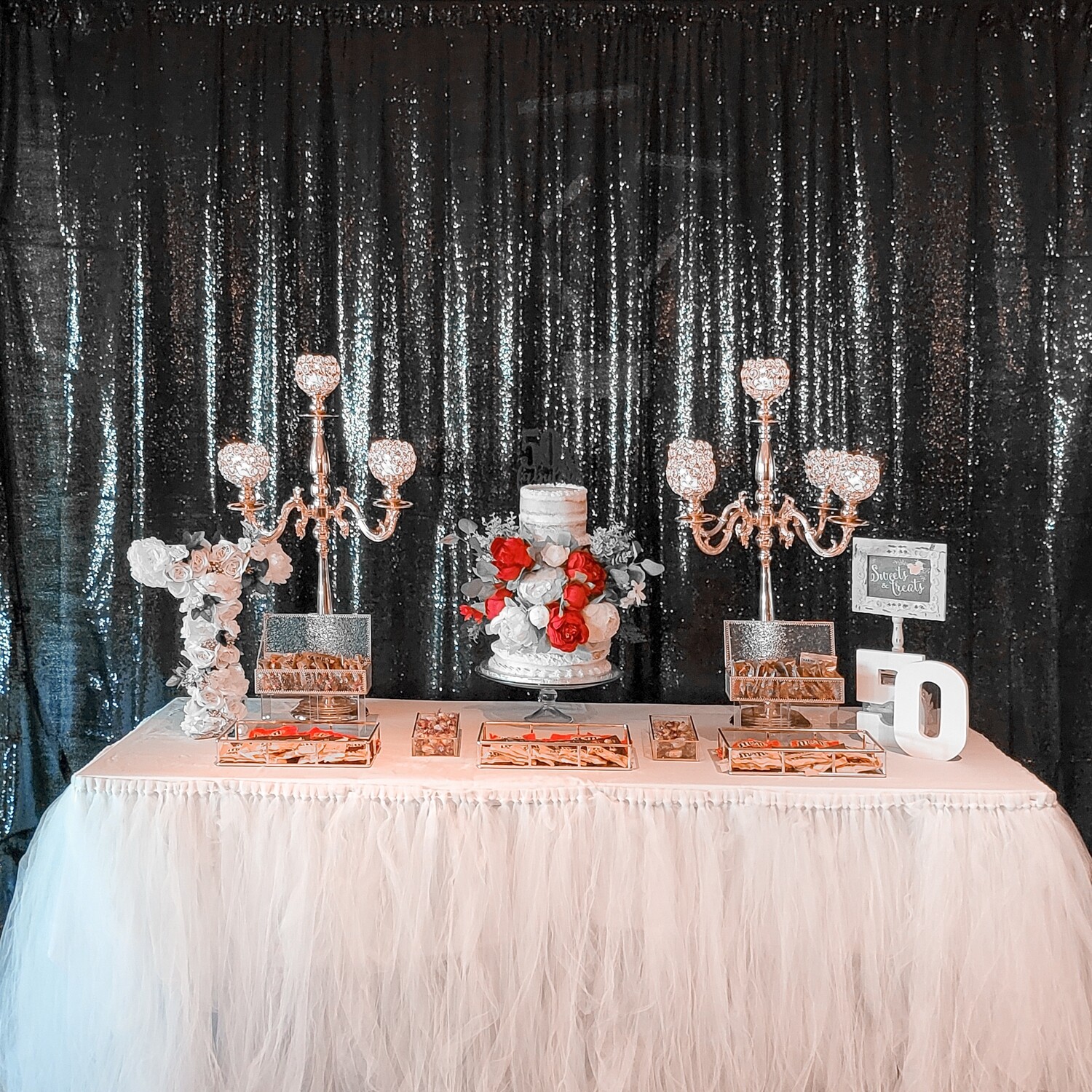 Sweets Table Setup - Simple