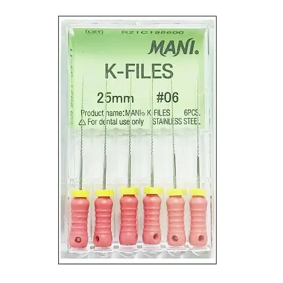 K Files Length 25 mm