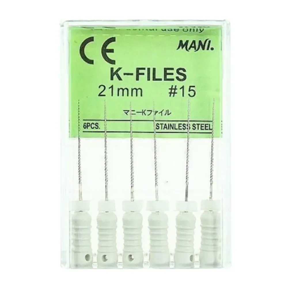 K Files Length 21 mm, Size / Diameter: 15