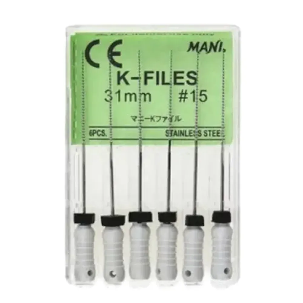K Files Length 31 mm, Size / Diameter: 15