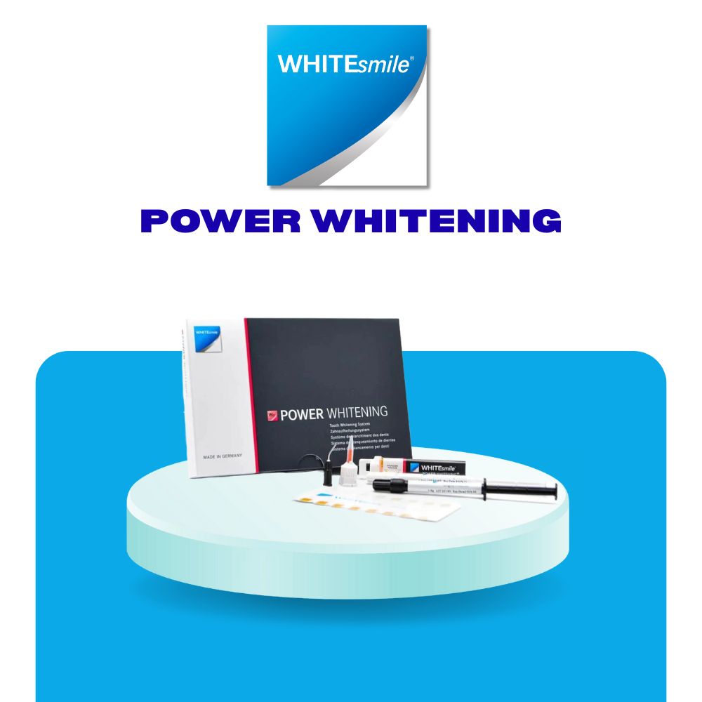 White smile power whitening