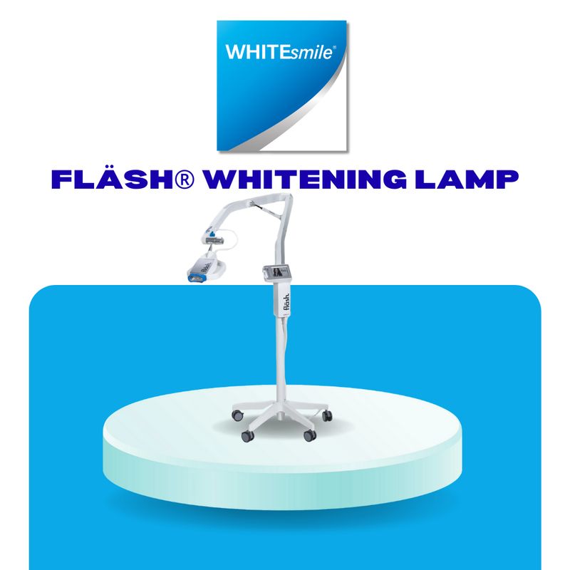White smile flash lamp