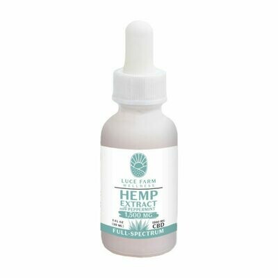 LUCE FARMS peppermint tincture - 1500mg LUCE FARMS peppermint tincture - 1500mg