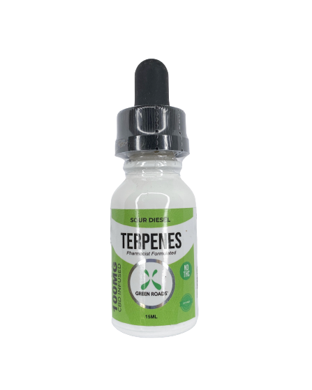 GREEN ROADS sour diesel terpenes - 100mg GREEN ROADS sour diesel terpenes - 100mg