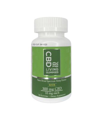 CBD LIVING 10mg sour gummies - 30 count CBD LIVING 10mg sour gummies - 30 count