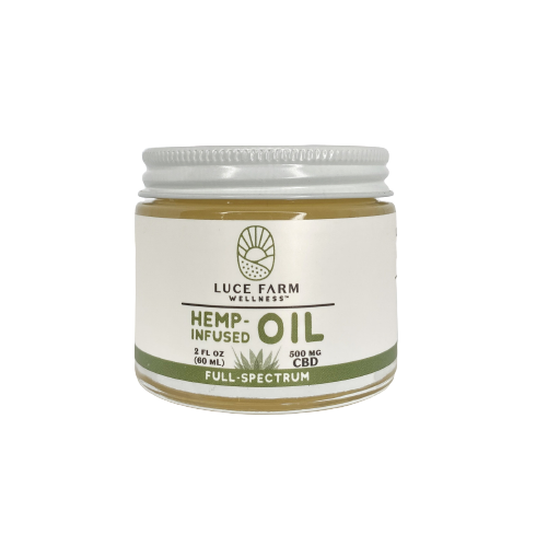 LUCE FARMS hemp infused coconut oil - 500mg LUCE FARMS hemp infused coconut oil - 500mg