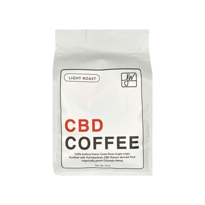 JANE WEST light roast CBD coffee - 12oz. JANE WEST light roast CBD coffee - 12oz.