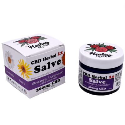 Healing Rose 300mg Orange Lavender Salve Healing Rose 300mg Orange Lavender Salve