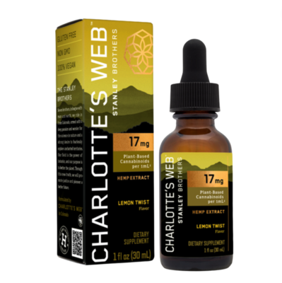Charlotte's Web 17mg Lemon Twist Tincture Charlotte's Web 17mg Lemon Twist Tincture