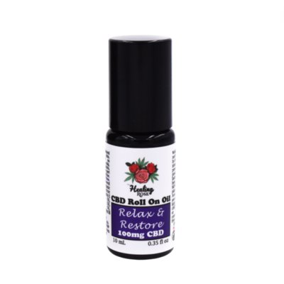 Healing Rose 100mg Relax and Restore Roll On