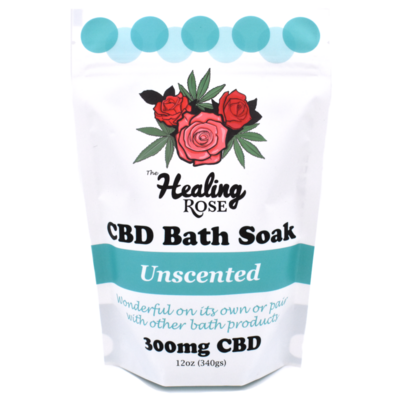 Healing Rose 300mg Unscented Bath Soak