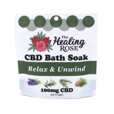 Healing Rose 100mg Mini Relax Bath Soak