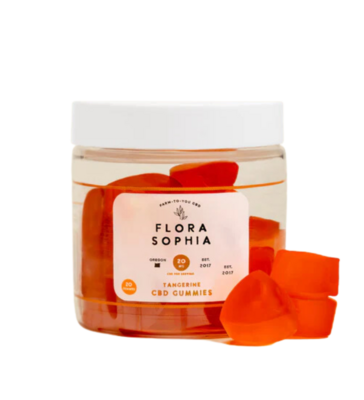 Flora Sophia 20mg Tangerine Gummies