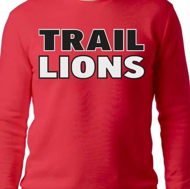 Trail Lions Crewneck Red
