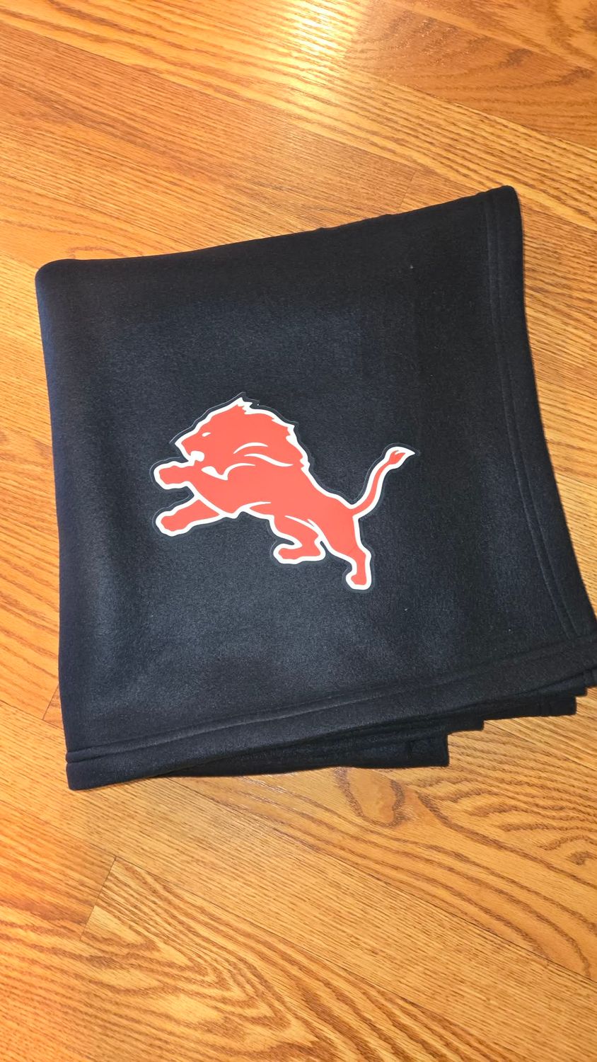 Ready to Ship- Black with Red Lion