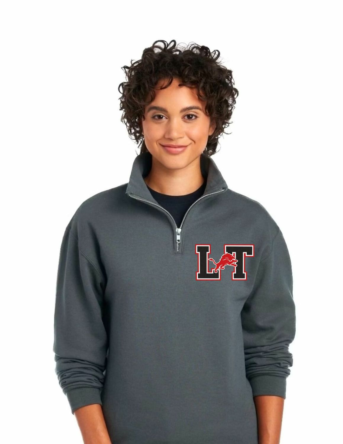 LT Quarter-Zip Cadet Collar Sweatshirt