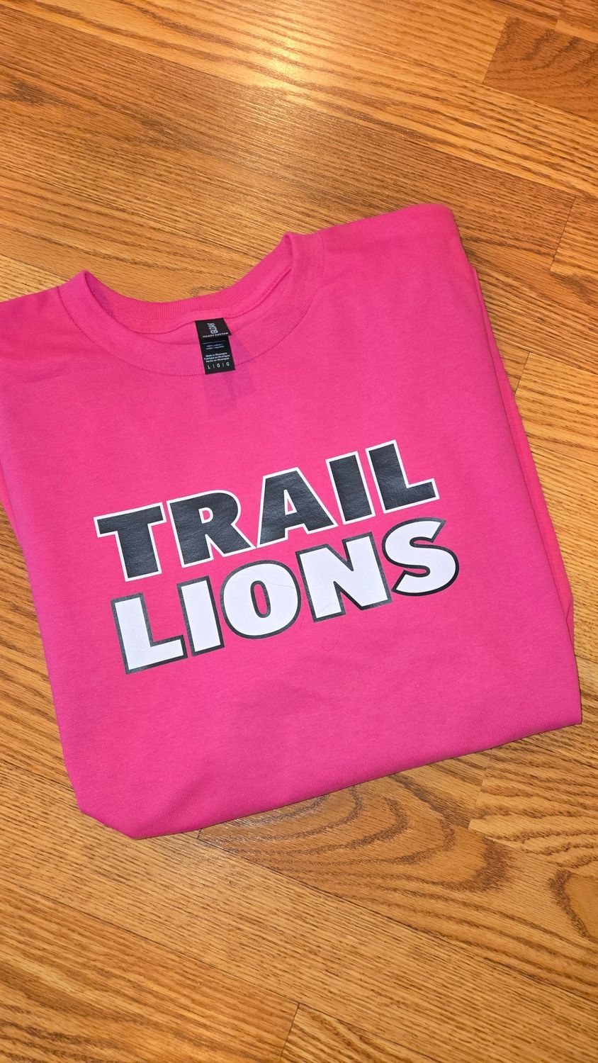 PINK OUT  Trail Lions T-shirt 