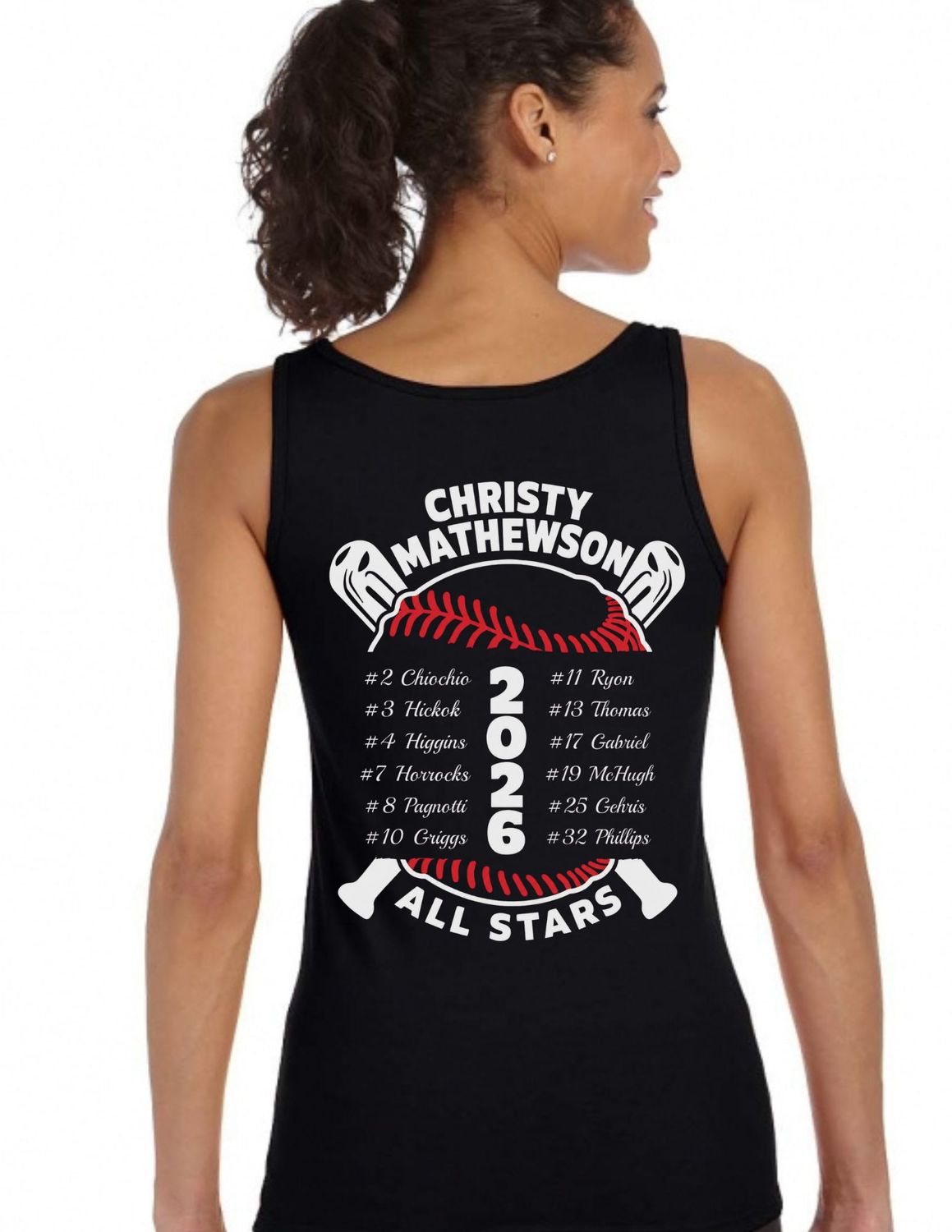 CM Majors All Stars Women's Fitted Tank