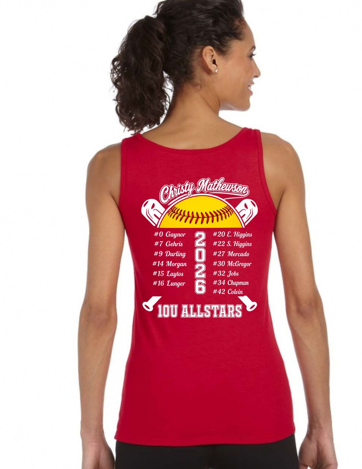 10u ASA All Stars Women's Fitted Tank