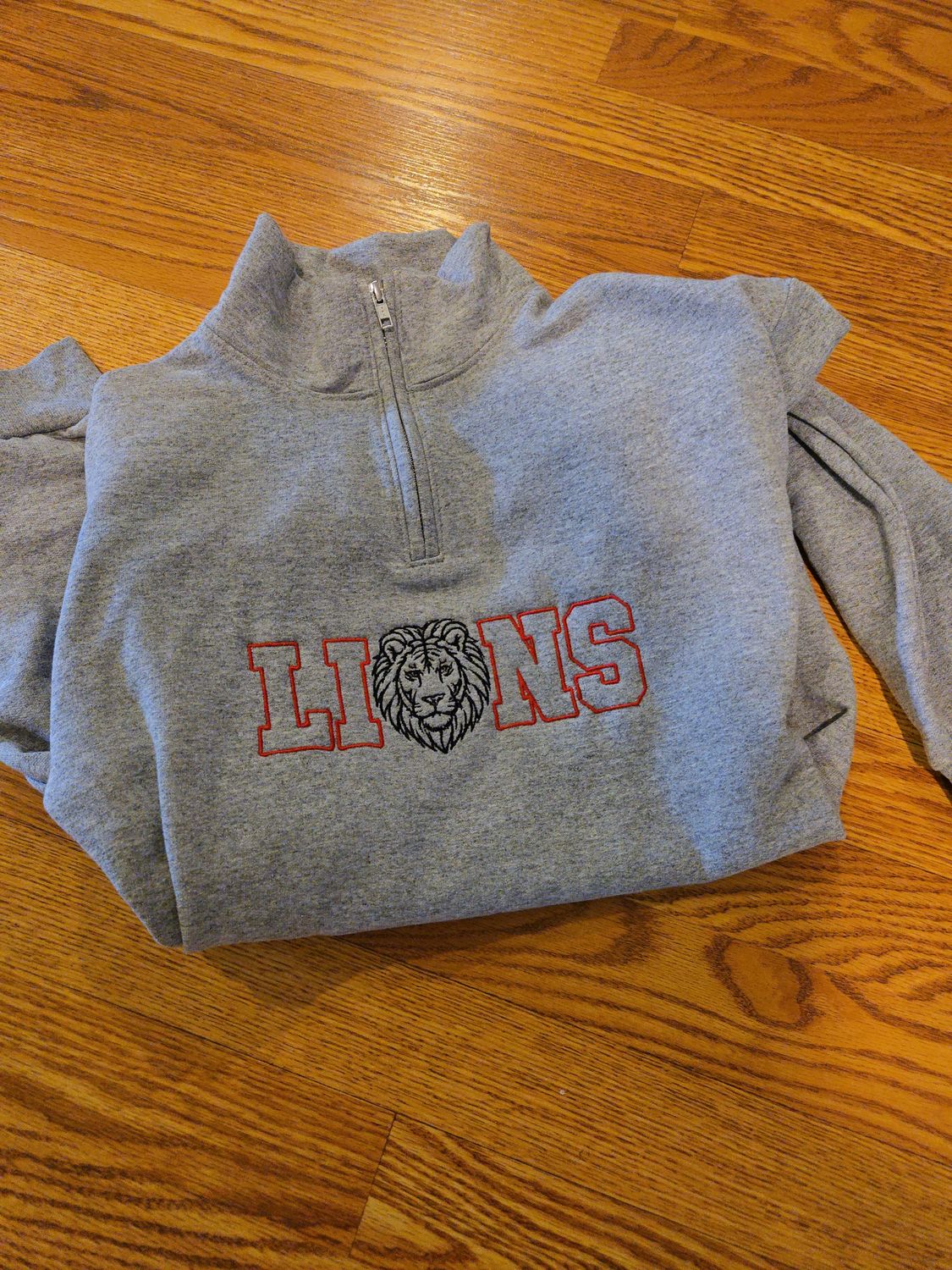 Embroidered LIONS 1/4 Zip