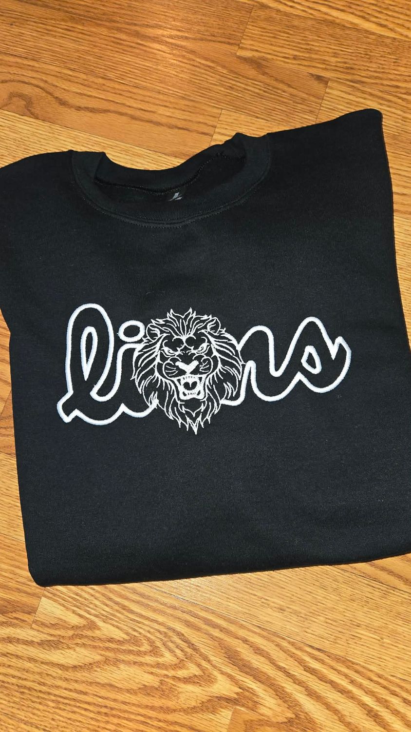 Embroidered LIONS Crewneck