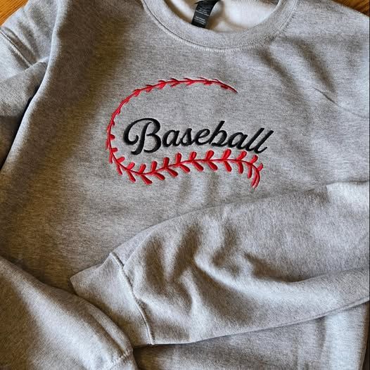 Embroidered Volleyball Crewneck