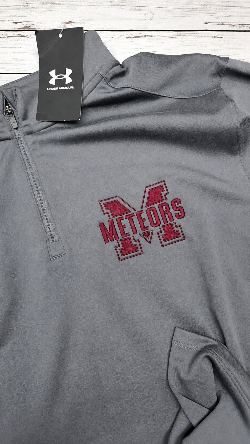 Embroidered under Armour performance 1/4 zip