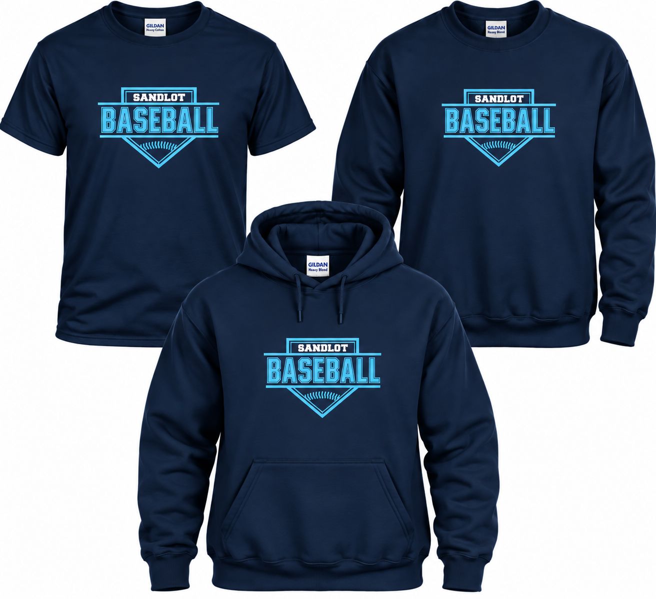 Sandlot Baseball with Home Plate
