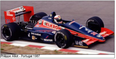 Philippe Alliot 1987 Larrousse