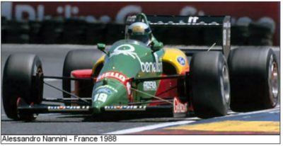 Thierry Boutsen 1988 Benetton