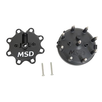 DIST CAP FORD/MSD, PRO-BILLET, V8,